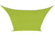 Perel Schaduwdoek, waterafstotend, 5 x 5 m, 160 g/m², polyester, vierkant, limoengroen
