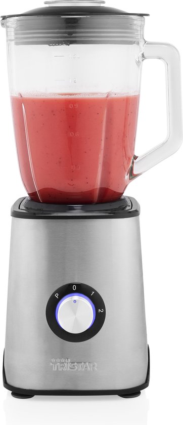 Mixeur Tristar 1000 W - BL-4471 - 1,5 L - Mixeur à smoothies et broyeur à glace - 2 vitesses et fonction pulse