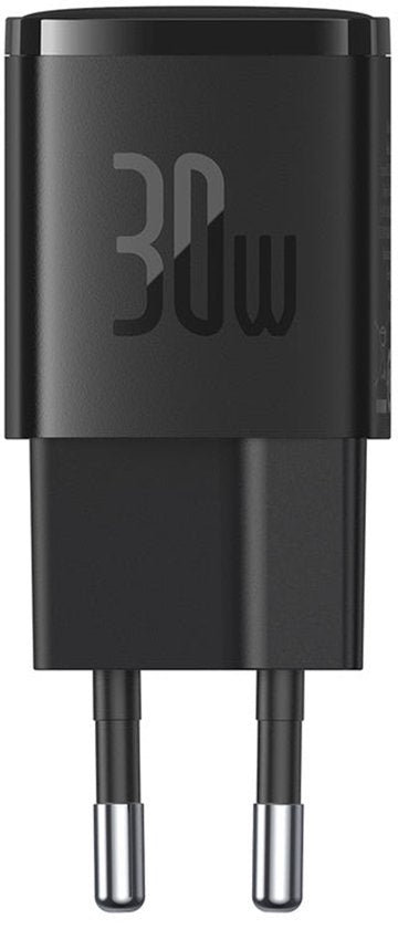 Chargeur rapide compact Baseus GaN5 30 W USB-C PD, noir