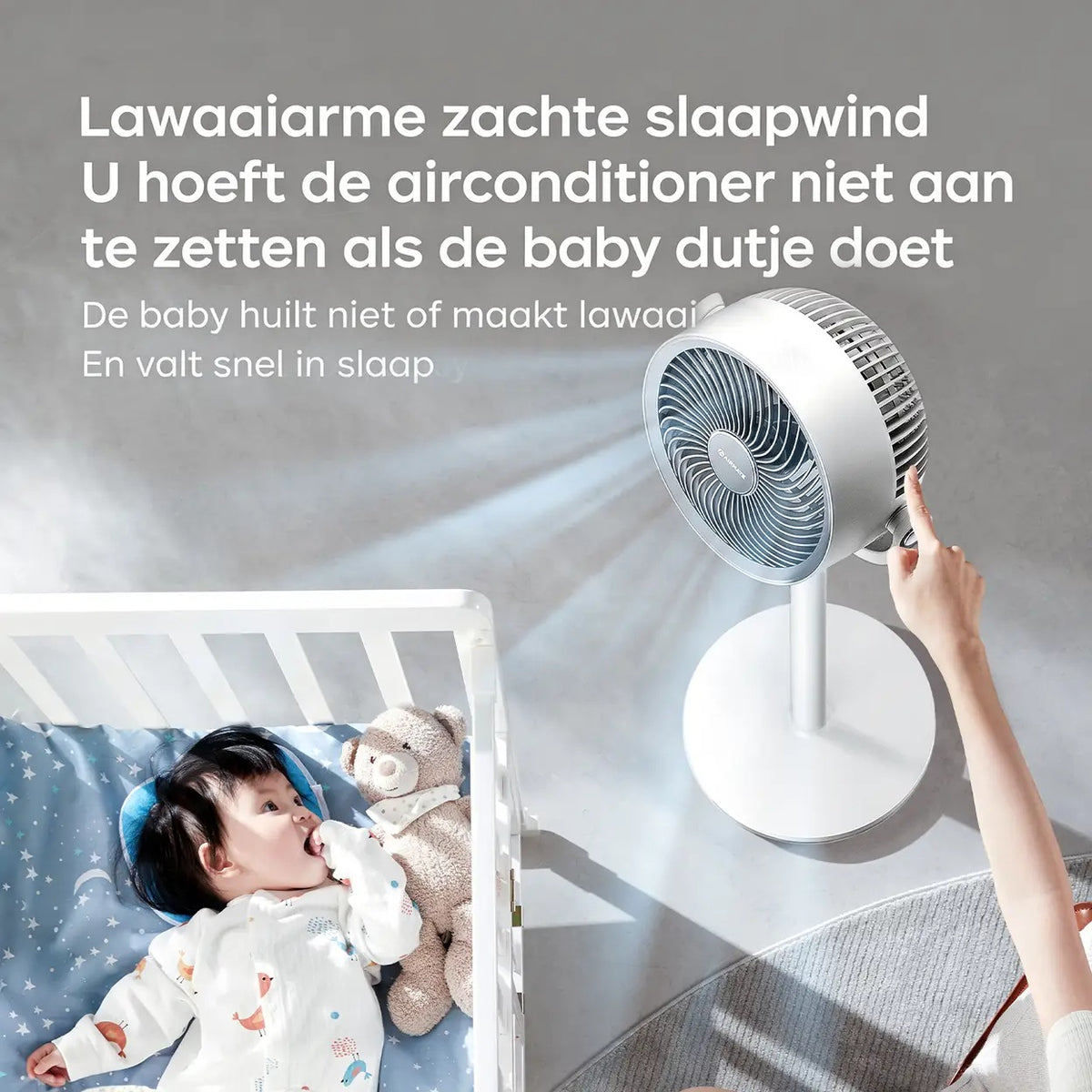 Ventilateur de circulation d'air Airmate - Réglable de 45 à 108 cm - 3 pales