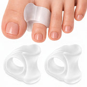 Écarteurs de pied Alyze pour adolescents - 2 pièces - Pointures 37 à 41 - 2,7 x 2,6 cm - Blanc