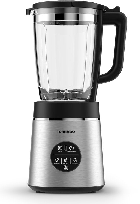 Mixeur Tornado Power - TBL-1402E-GS – 1 400 W - Bol en verre de 1,75 L - Boîtier en acier inoxydable