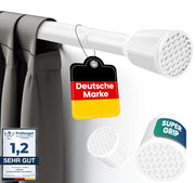 Perche télescopique LOBUX sans perçage - 210-300 cm - Ø 32 mm - Blanc