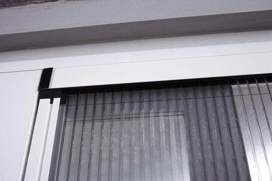 Porte moustiquaire plissée Bruynzeel s900 E 96x206-209 blanc