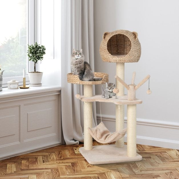 Coast griffoir - Arbre à chat - Panier à chat - Hauteur 121 cm