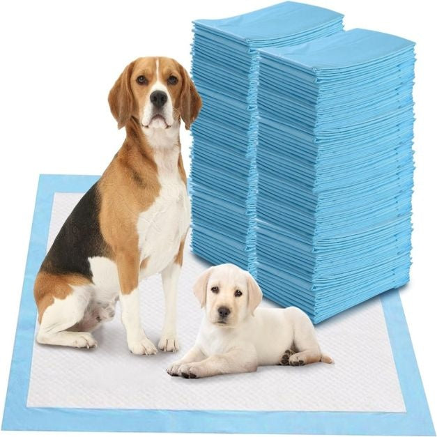 Tapis d'entraînement pour chiens Tapis de chiots étanches à 5 couches Tapis hygiéniques jetables (100 pièces 60 x 90 cm)