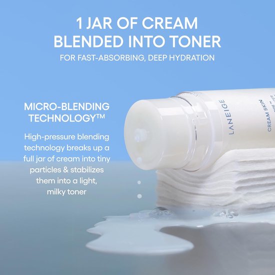 Laneige - Cream Skin - Refiner - Tonique au cérapéptide - Hydratant - 170 ml