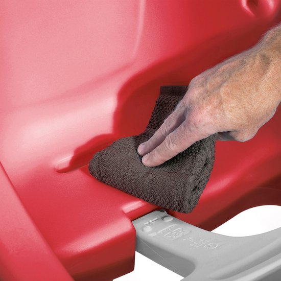 Step2 Rocket Swing for Two Rouge - Balançoire fusée pour deux personnes - Ceintures de sécurité réglables - Facile à monter et à descendre - Plastique résistant