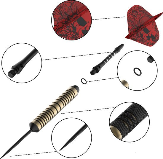 Dogma Premium Brass darts 6 pièces