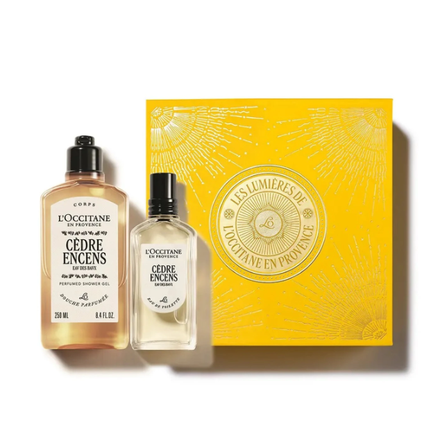 Coffret cadeau L’OCCITANE Eau des Baux - 600 ml - Parfum chaud, épicé et boisé