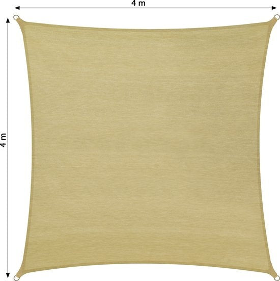 tectake - Toile de store carrée - 400x400cm - 402606