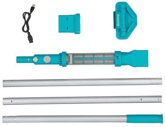 Best - Way - Aspirateur de piscine - Bleu - 252 x 17 cm - Aluminium