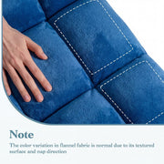 Chaise longue pliable Coast Tatami - dossier réglable sur 14 positions - mousse haute densité - bleu