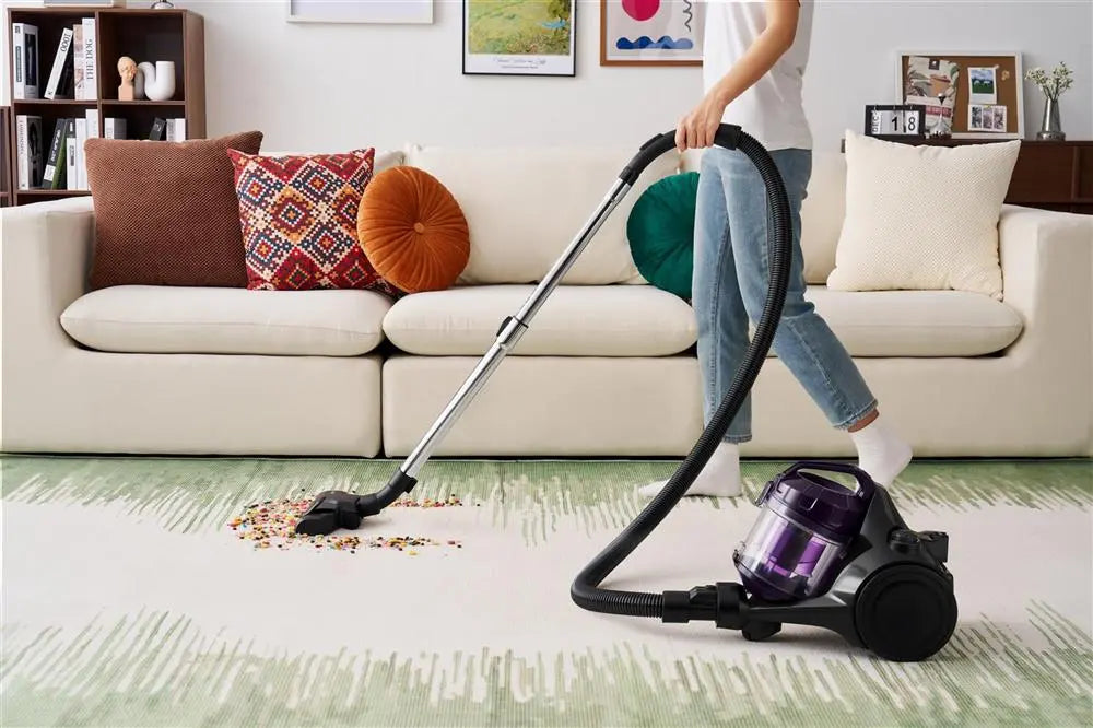 Aspirateur sans sac HANSEATIC HBLVC700BVMC – Technologie cyclonique – Filtre HEPA H12 – 2 L