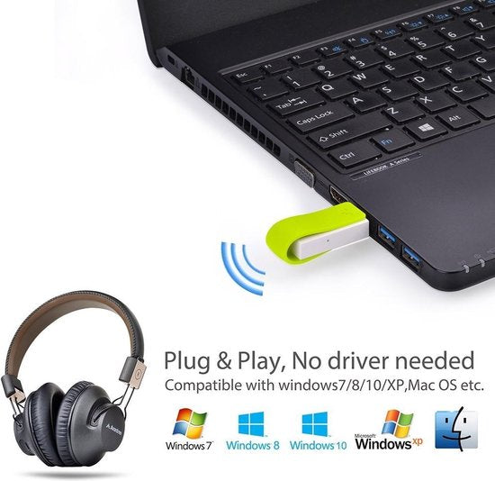 Avantree DG50 - Leaf - Émetteur audio Bluetooth USB longue portée