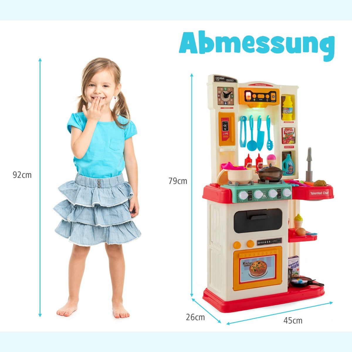 Coast 65 TLG. Cuisine légère pour enfants avec pompe à eau