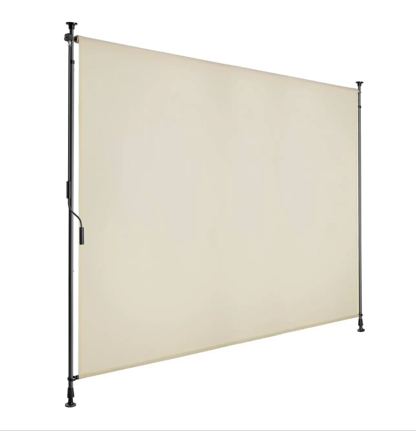 tectake Store Taija - Store à pince avec manivelle - 200 x 310 cm - UV50+ - Beige