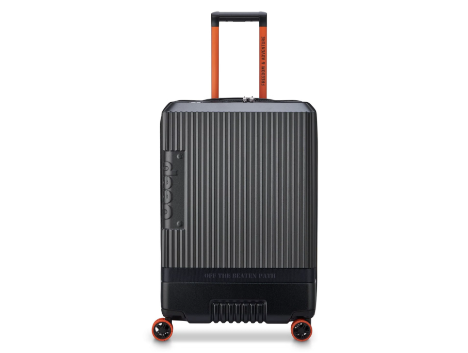 Valise de cabine Jeep extensible 37 L JH001A – Anthracite – Polycarbonate - 55 x 40 x 21/24 cm