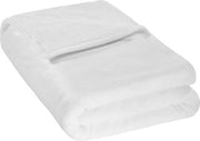 Couverture super douce blanche 220 x 240cm 400948