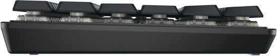 Clavier CHERRY KW 550 MX LP pour la maison/le bureau, USB + Bluetooth, QWERTY anglais américain, noir