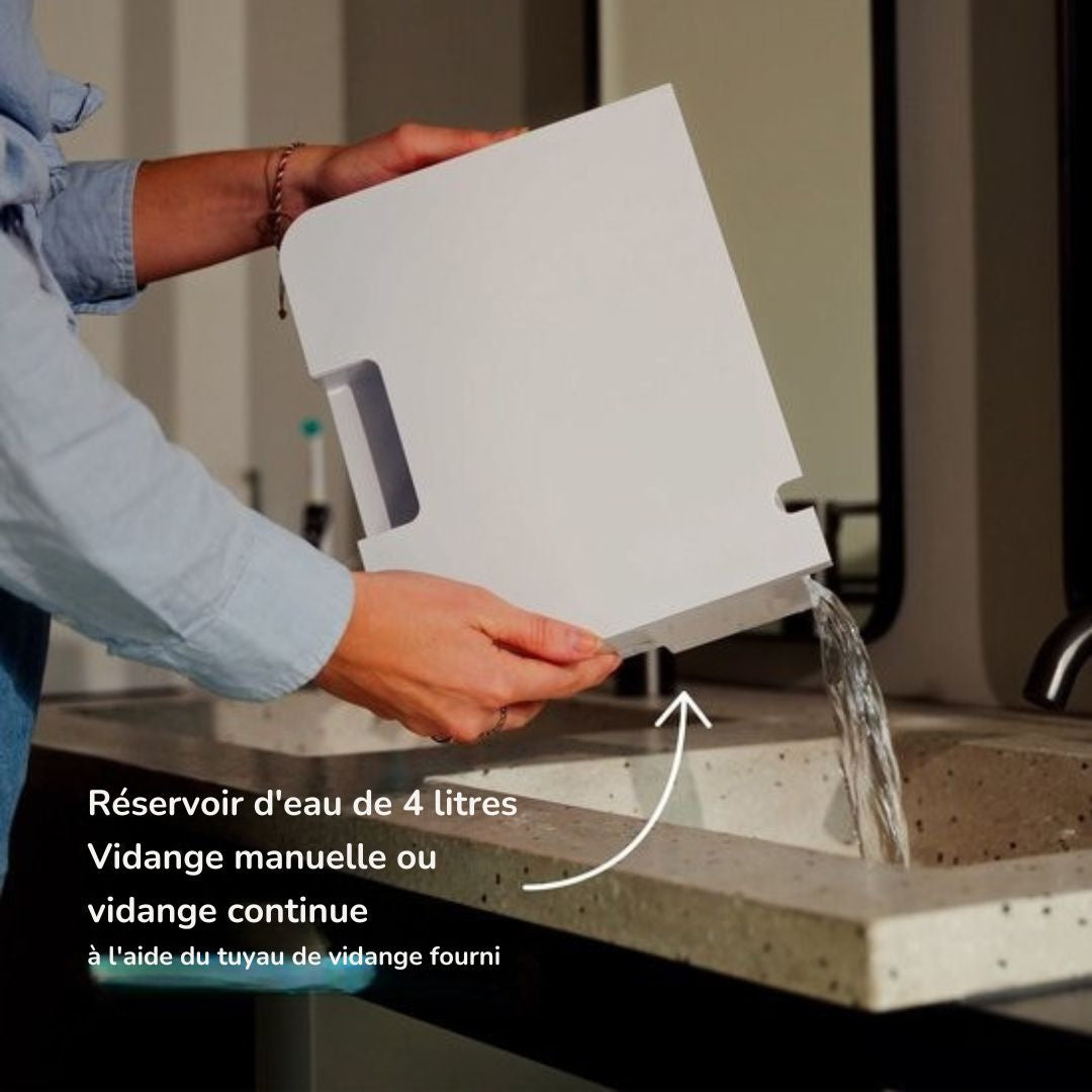 Déshumidificateur - Bloomfold - 20L par jour - 2 en 1 - Blanc