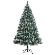 Coast Arbre de Noël enneigé avec pommes de pin - 180 cm