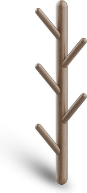 Bayt Porte-manteau mural - Porte-manteau - Porte-manteau bois - Porte-manteau - 5 crochets - Marron