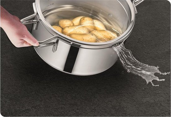 Tefal Nordica - Batterie de cuisine - 3 pièces - Induction - Acier inoxydable - Compatible avec toutes les sources de chaleur