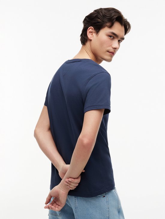 T-shirt à col en V, coupe classique MW0MW01768 - Chemises bleues