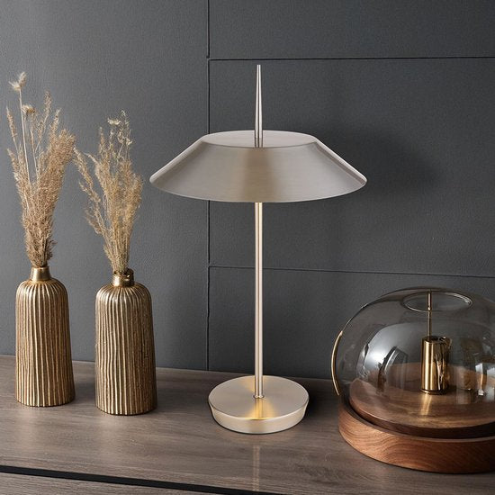 Lampe de table - acier - BRENLOR - métal - Ø 30 cm - E27 - 21032N - Globo
