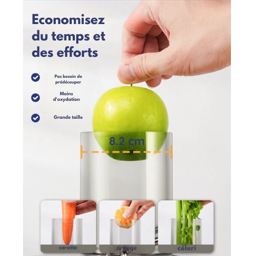 Centrifugeuse - Extracteur de jus Safecourt Kitchen - Fruits & Légumes - Large Ouverture - 3 Vitesses - 1200 W