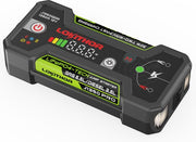 Lokithor Jumpstarter J1350 PRO - 12 V 1 350 A LiFePO4 - Batterie externe 30 W - Pour voiture, essence jusqu'à 6,5 L et diesel jusqu'à 3,5 L - Lampe de poche LED