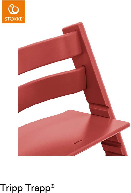 Chaise haute Stokke Tripp Trapp - Rouge chaud