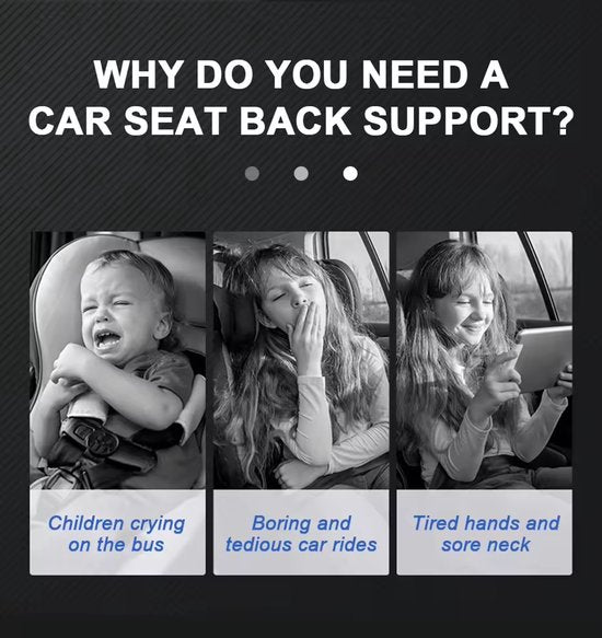 Support pour tablette Garpex® Luxe pour voiture - Appuie-tête - Rotation à 360 degrés - Compatible avec les tablettes, les téléphones et bien plus encore