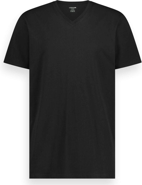 LEBASQ - T-shirt Davis col V 3-pack - Extra Long - Homme - Noir - Taille L