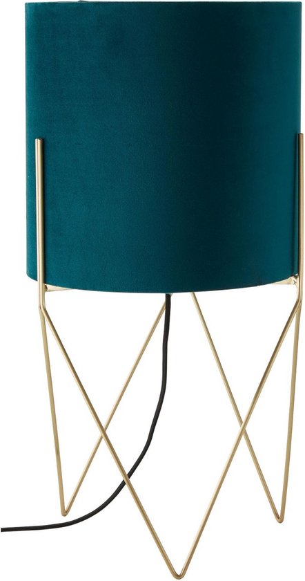 Brillant | Atami lampadaire laiton brossé/essence | 1x A60, E27, 28W, convient aux ampoules normales (non incluses)