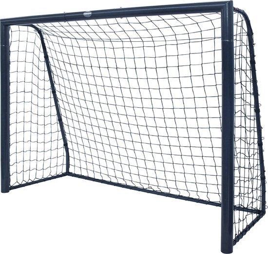 But de football AXI Kylian 220 x 170 cm, anthracite - Ancrages au sol inclus - Structure en acier thermolaqué