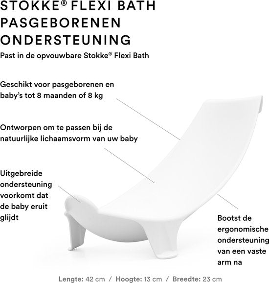 Lot Stokke® Flexi Bath® - Blanc