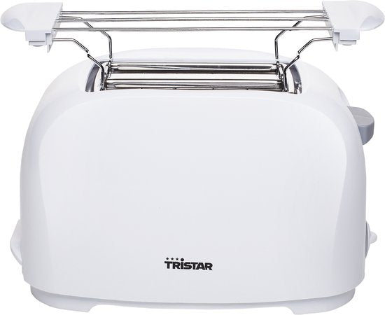 Grille-pain Tristar BR-1013 - 800 W - 6 niveaux de brunissage - 2 fentes pour 2 tranches de pain - Blanc