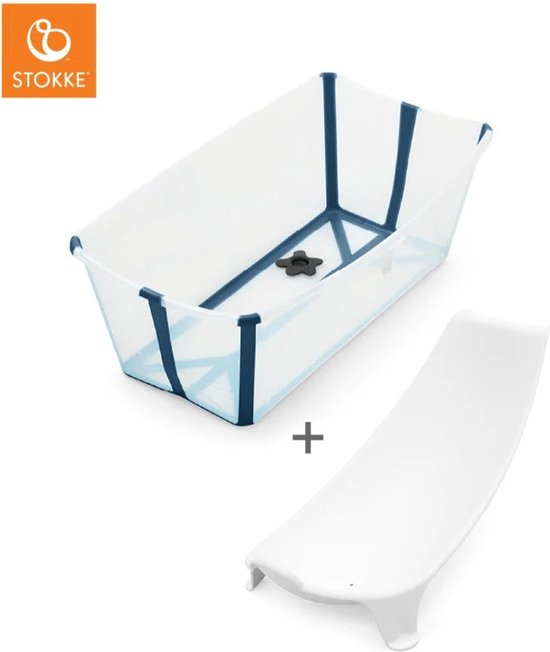 Lot Stokke® Flexi Bath® - Bleu transparent
