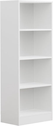 DMV - Armoire à compartiments - Armoire à compartiments ouverte - Armoire murale - Armoire à compartiments blanche - Bibliothèque - Bibliothèque blanche - Armoire murale - Armoire à compartiments - 50x30x130 cm - Blanc