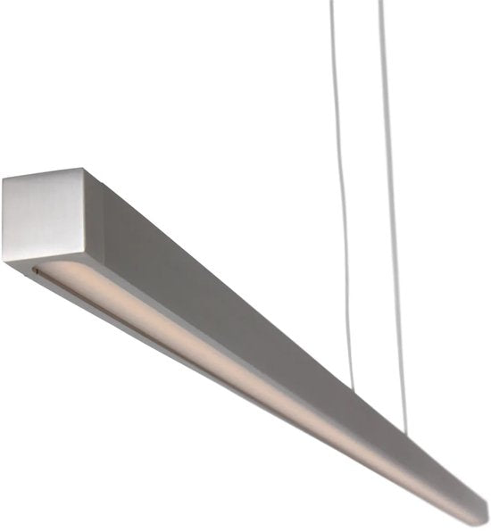 Lampe suspendue minimaliste en acier Danske 2745ST - 114 cm, extensible, hauteur réglable - Mexlite