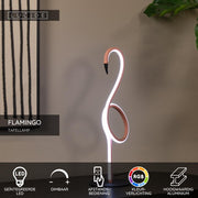 Lucide FLAMINGO - Lampe de table - LED à intensité variable - RGB - Rose