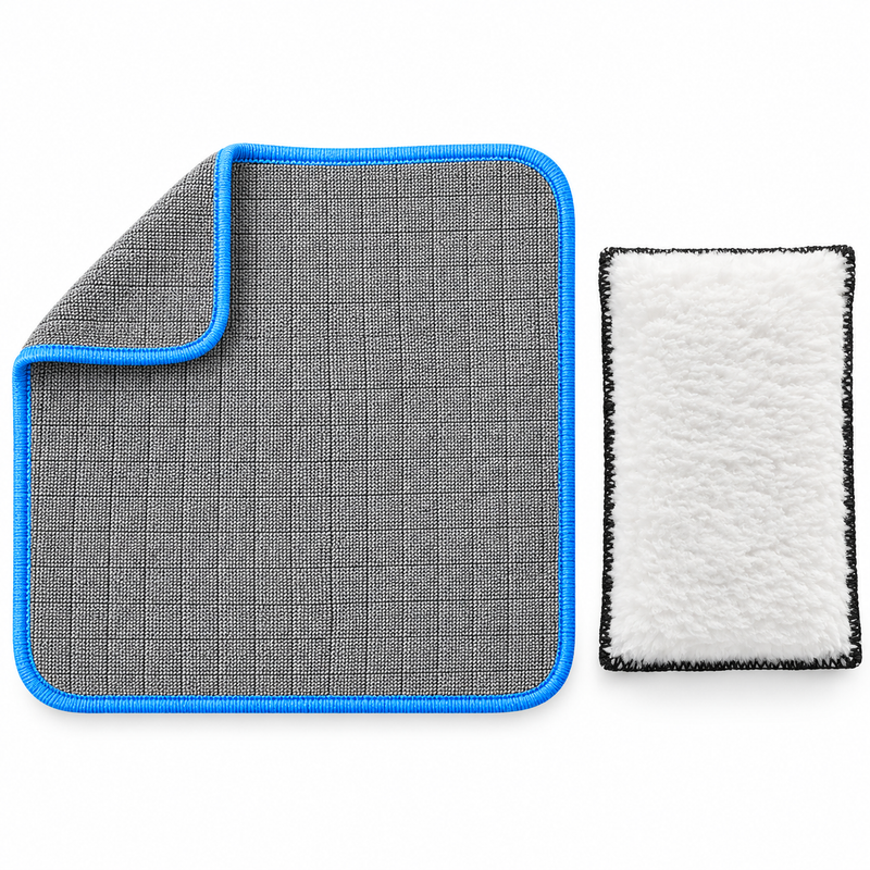 LICARGO Chiffon en microfibre avec éponge - Kit de nettoyage