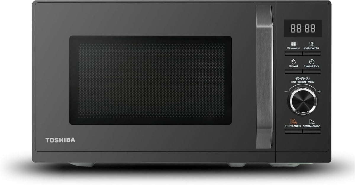 Micro-ondes Toshiba MW3-AG20PE(BK) avec grill - 20 litres - Noir