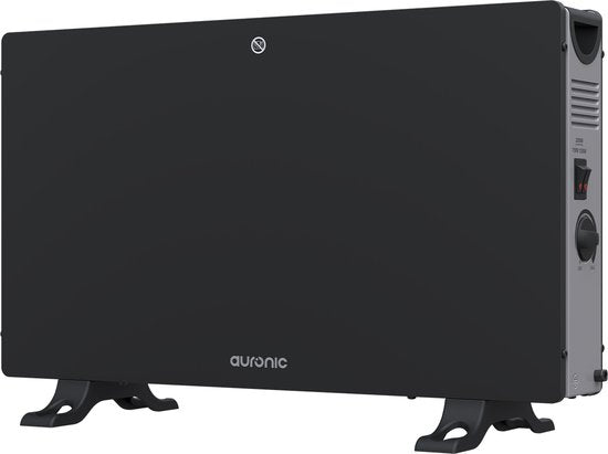 Auronic Radiateur - 2000W - Chauffage électrique - Chambre, salon ou maison - Noir