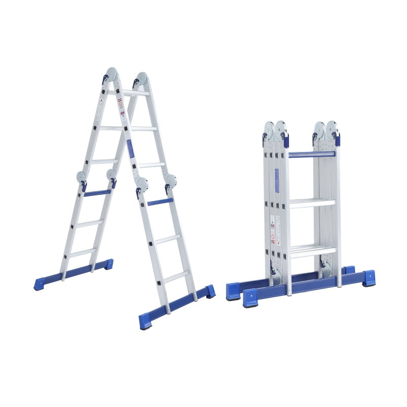 Échelle pliante ALDORR Home - 4 x 3 marches - 3,50 m - Sans plate-forme
