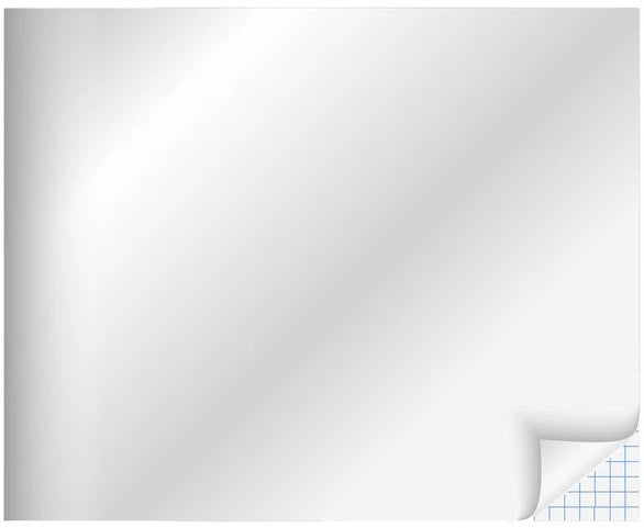 Film miroir autocollant Maximex 50 x 58 cm – Argent – Miroir décoratif