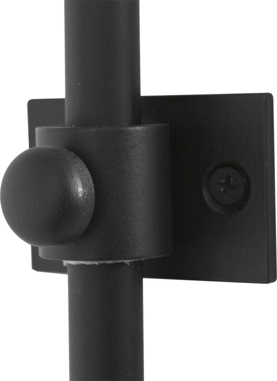 Steinhauer Arc Wall Lamp Sparkled Light - Orientable et extensible - E27 - 145 cm - Noir