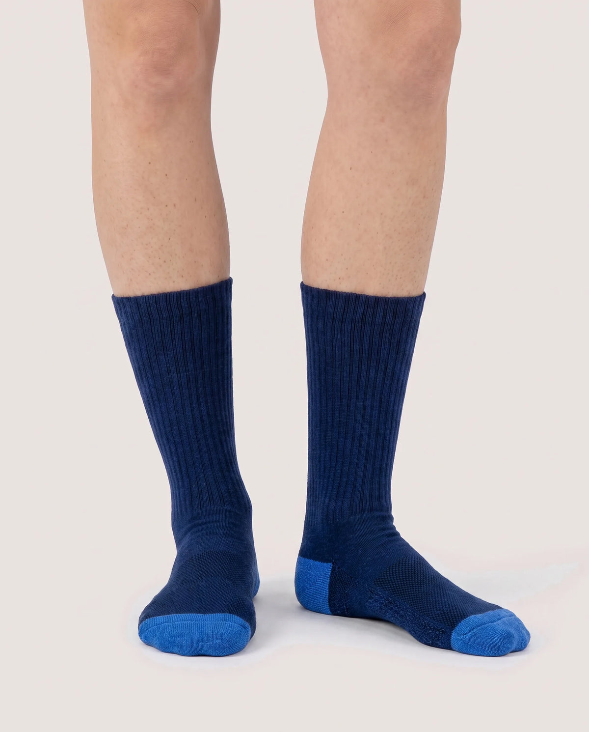Chaussettes anti-transpiration Fibershirts - Longues - Bleu marine